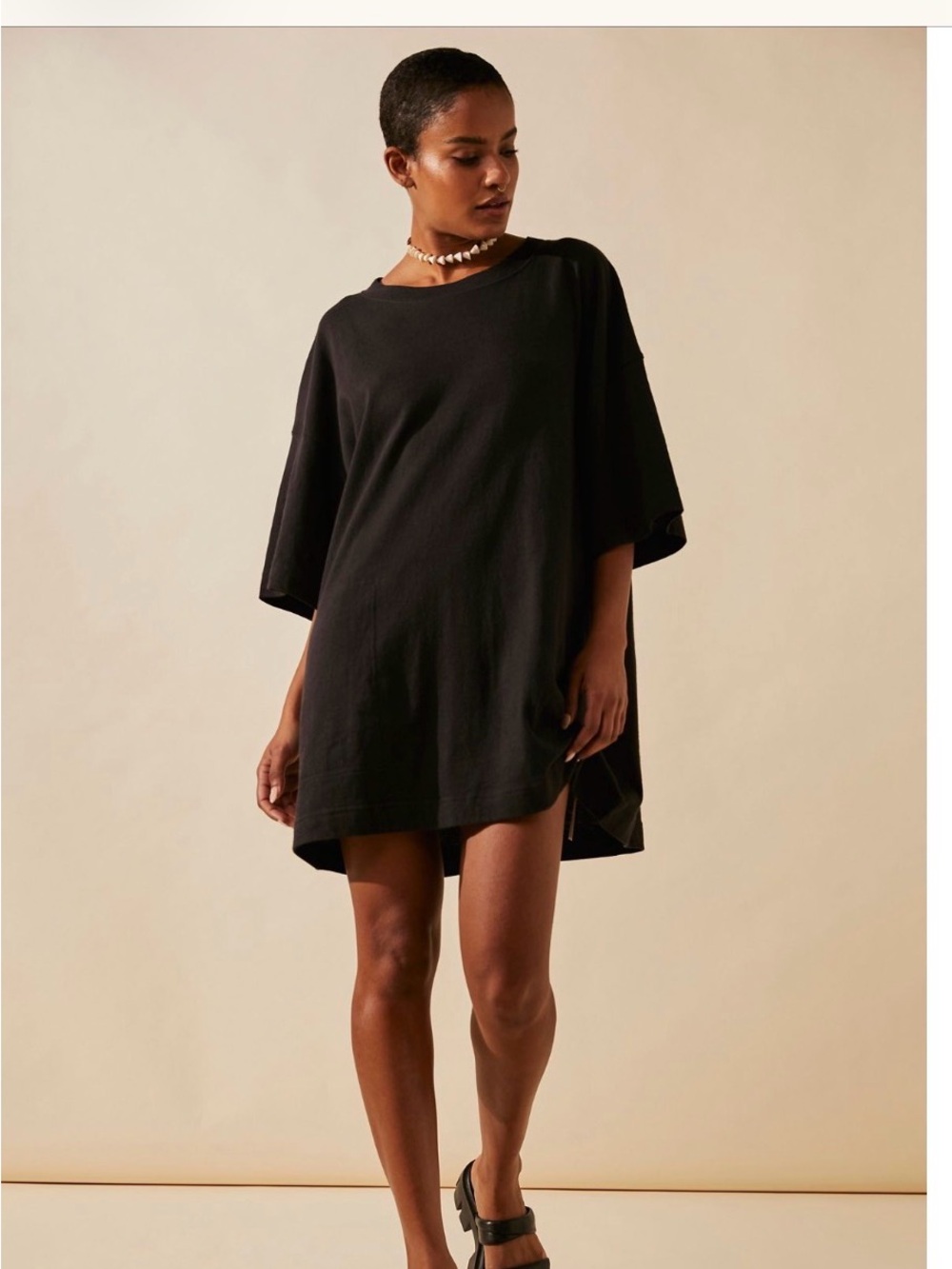Free People Essential Extreme Tee Mini Dress